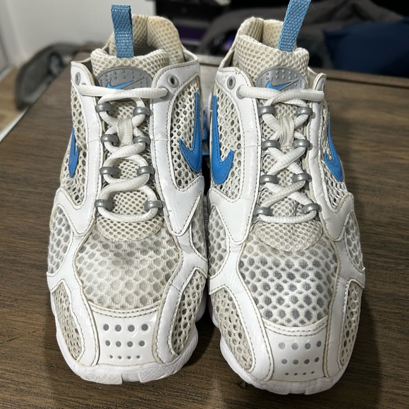 Nike Wmns Air Zoom Spiridon Cage 2 White University Blue - Picture 6 of 11